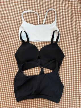 Women’s size small sports bra bundle. Lululemon (6), LNDR (S), Spanx (S)
